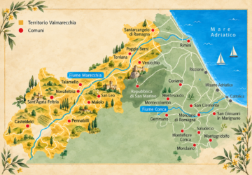 entroterra romagnolo borghi valmarecchia piantina 2